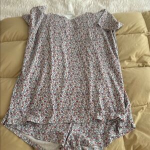 Floral Print Women's Pajama Set